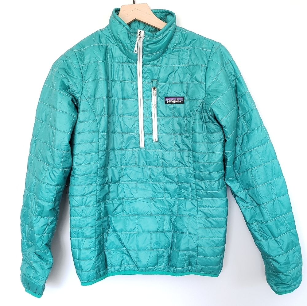 Patagonia Nano Puff Pullover Jacket Sz Small Emerald Green